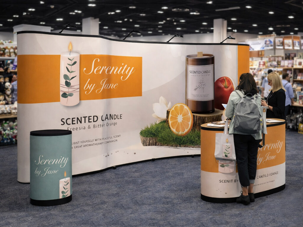 curved wall trade show booth 4x3 1