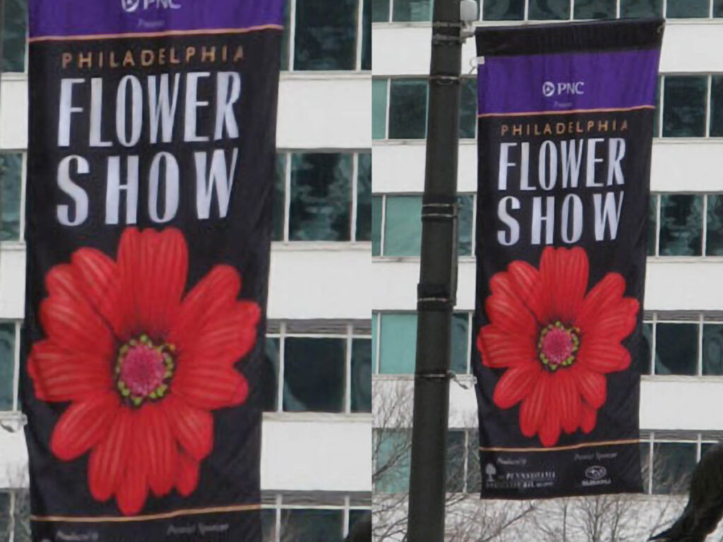 Philadelphia Custom light pole banners