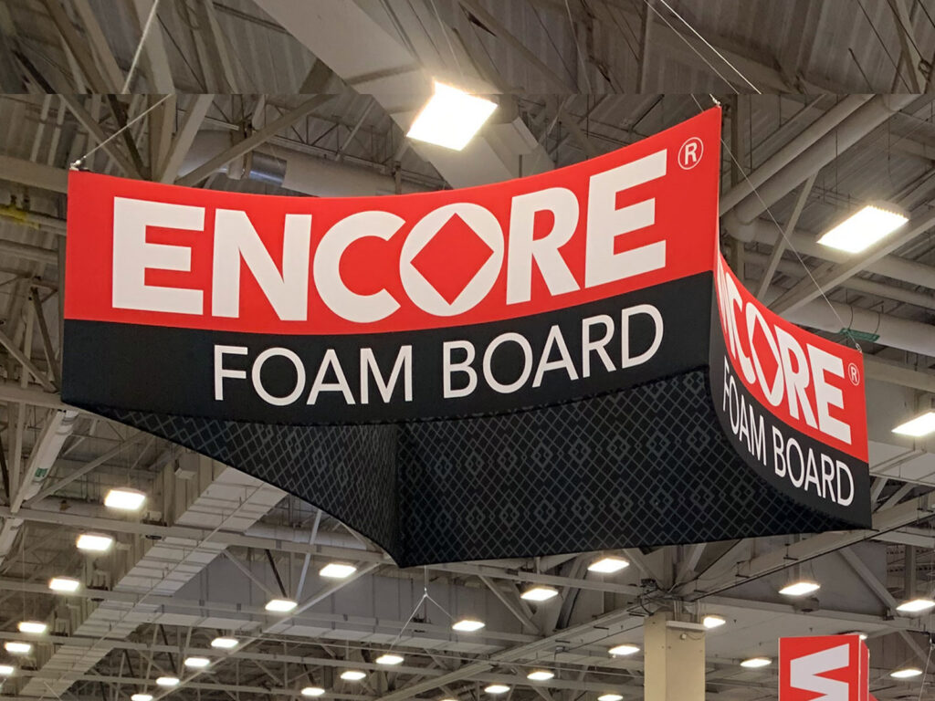 encore tradeshow hanging box arc
