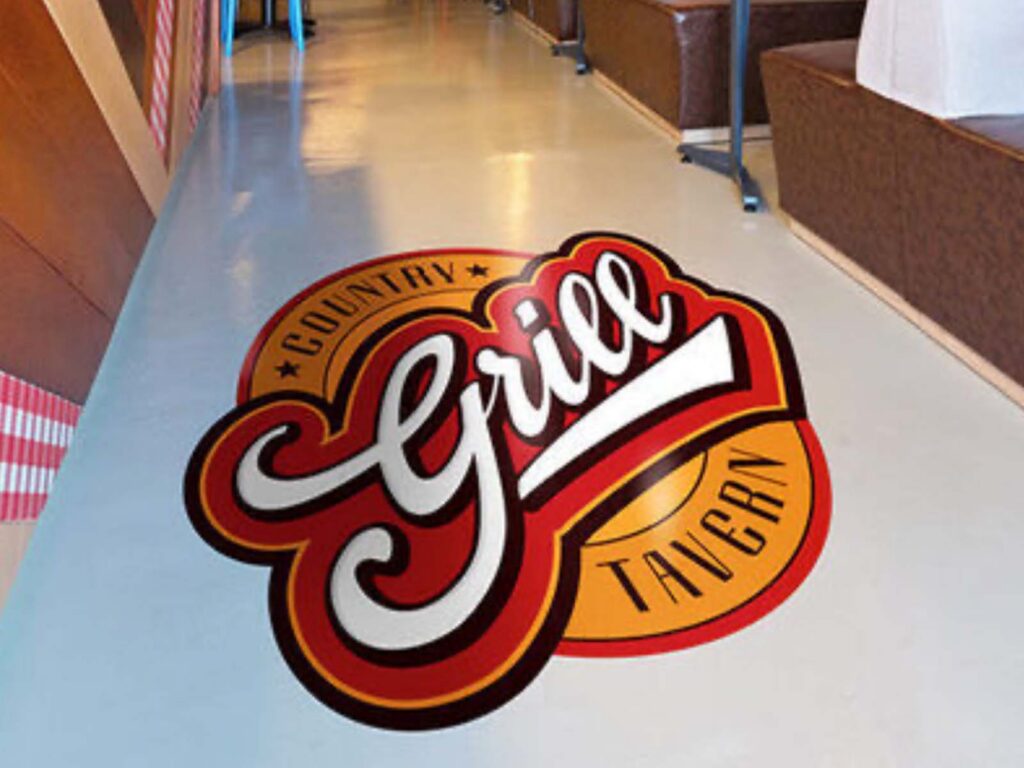 floor graphics decal 4x3 3