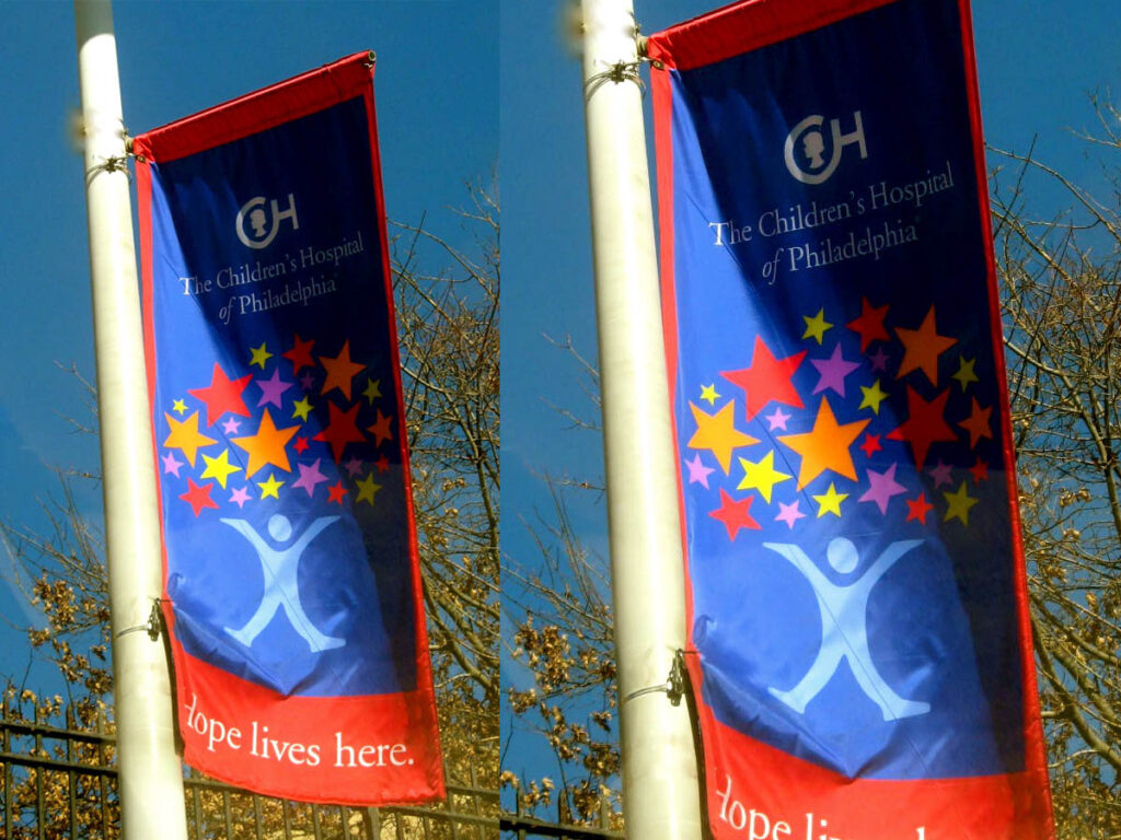 pole flags custom banners for hospitals