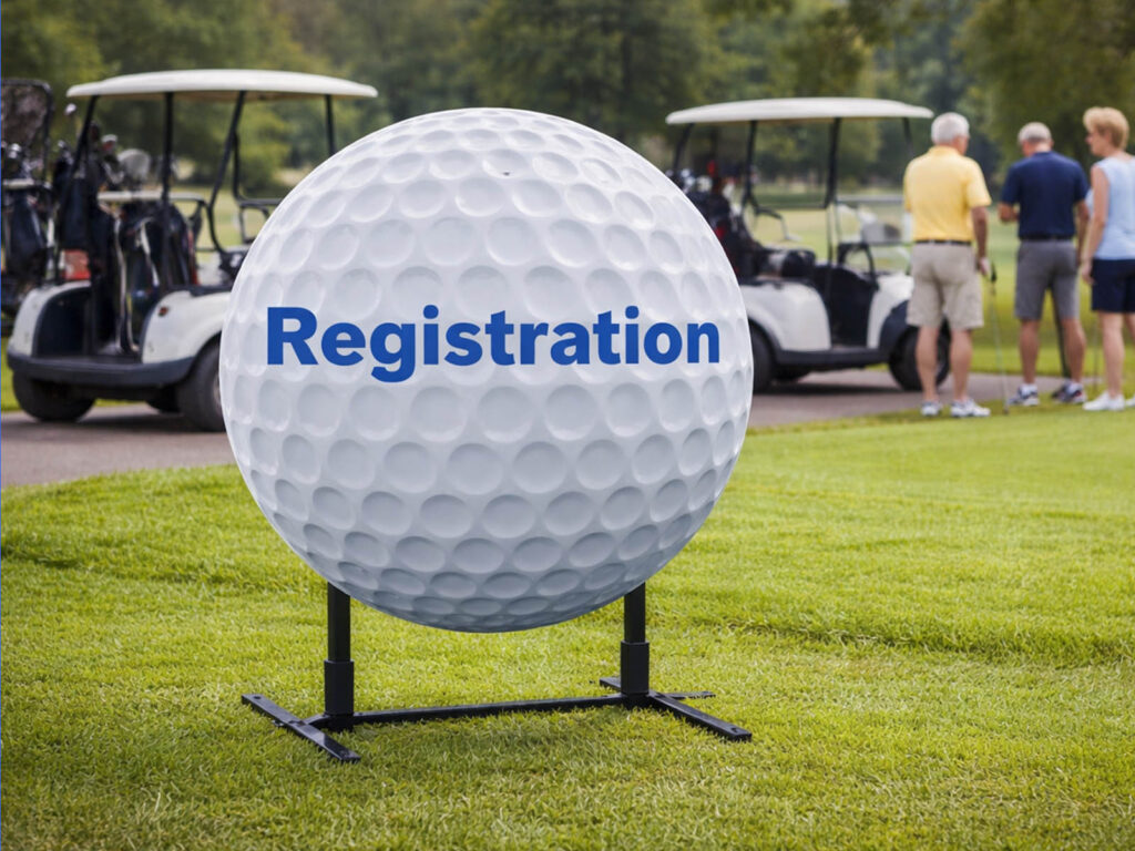round outdoor portable sign golf 4x3 1