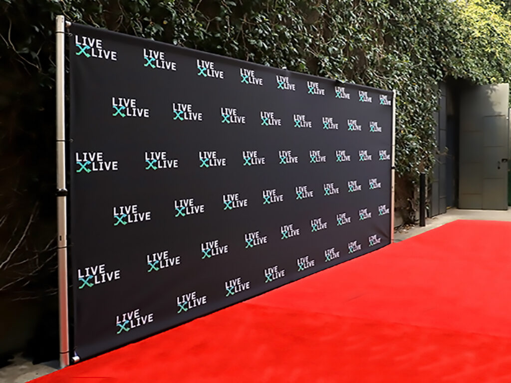 step and repeat fabric backdrop red carpet 1
