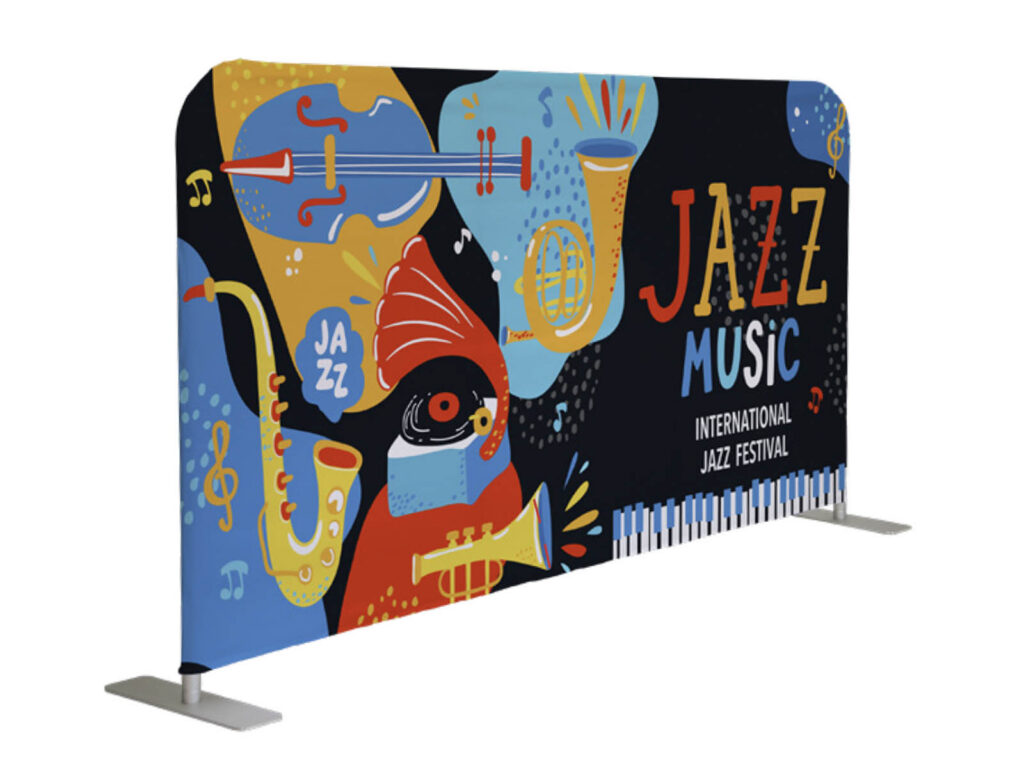 tension fabric barricade banner full color 1