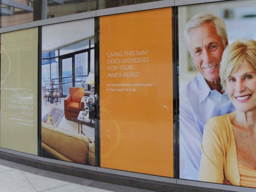 Window Graphics & Window Clings 3 window cling real estate series 4x3 2